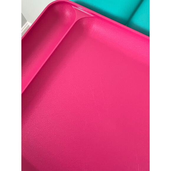 Set of 4 Vintage Tupperware Divided Dining Trays - Picture 6 of 11